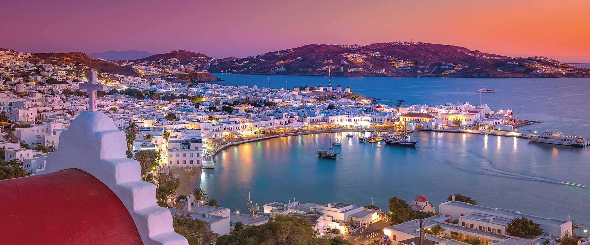 Mythical Greece: Athens, Land Tour, Mykonos & Santorini